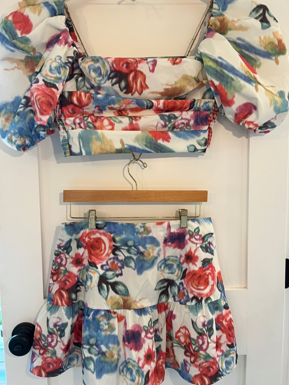 Amanda Uprichard Multicolor Printed Two-Piece Set